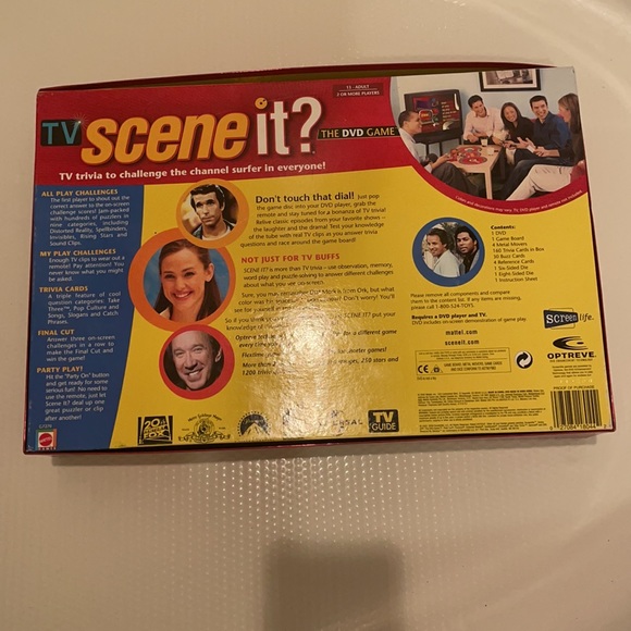 TV edition Scene it! The DVD trivia game of the year winner 13+ Yrs Complete - Picture 2 of 16